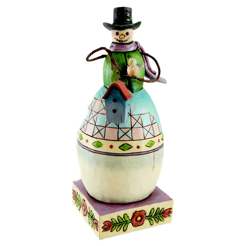 7.25 Inch Warm And Cozy Snowmen Birdhouse 4010362 (8202)