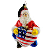 (8472) Christopher Radko Braveheart Santa, 6.00 Inch, Ornament Santa Patriotic 1014831