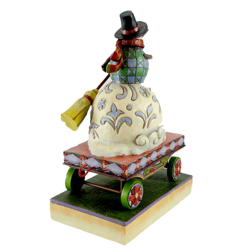 Jim Shore All Aboard For Frosty Fun - - SBKGifts.com