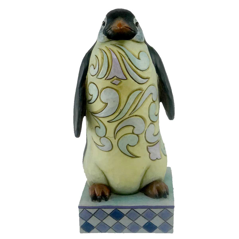 6.00 Inch Frosty Friends Penguin Resin Heartwood Creek Figurine 4016878 (8854)