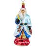 (8930) Christopher Radko Company Santa Blue Robe, 7.25 Inch, Ornament 8930