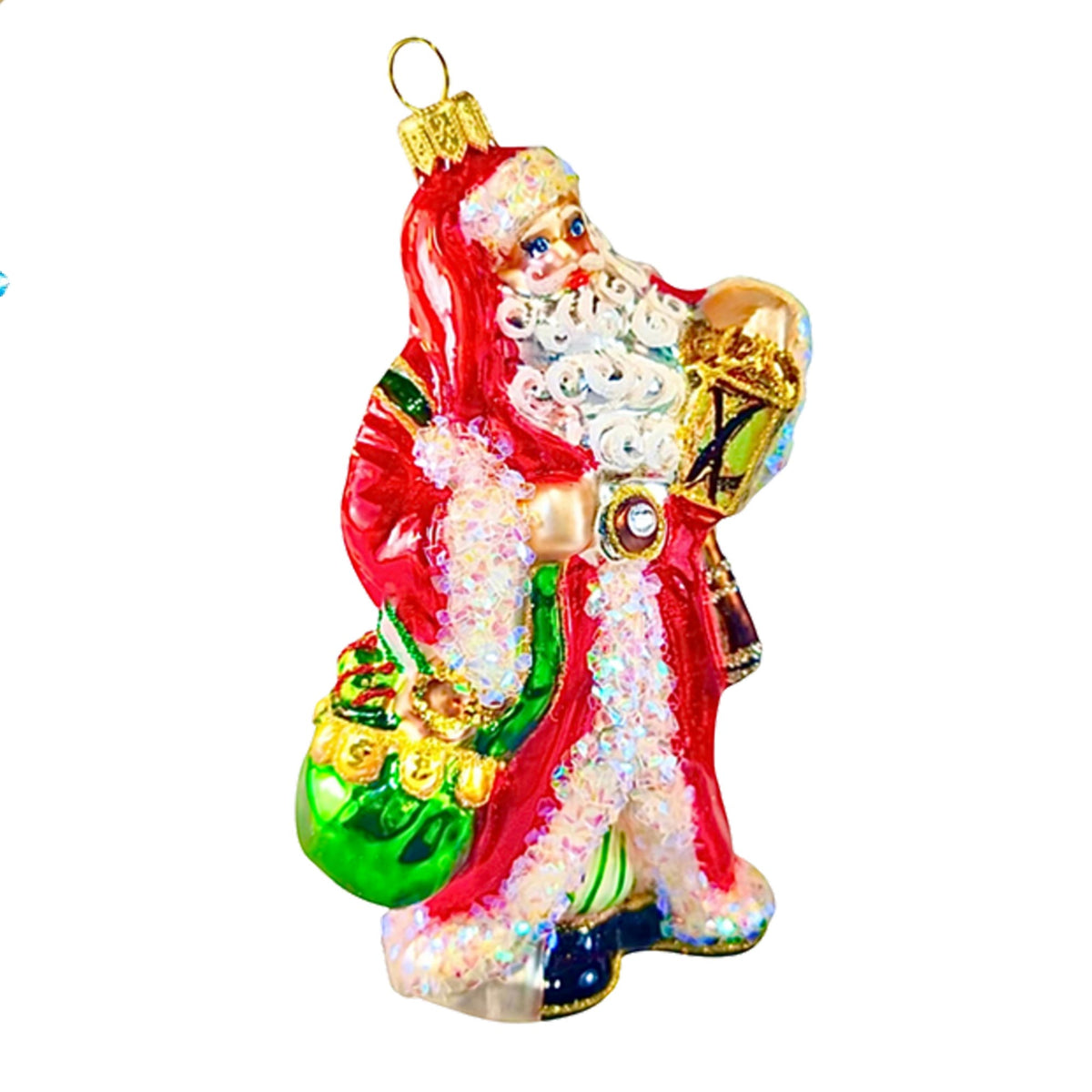 (63844) Pre-Order The Ornament King Light My Way, 6.00 Inch, Santa Ornament 41006