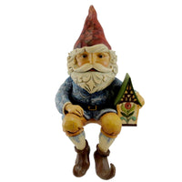 (9419) Jim Shore Gnome Shelf Sitting Statue, 15.25 Inch, Garden 4012622