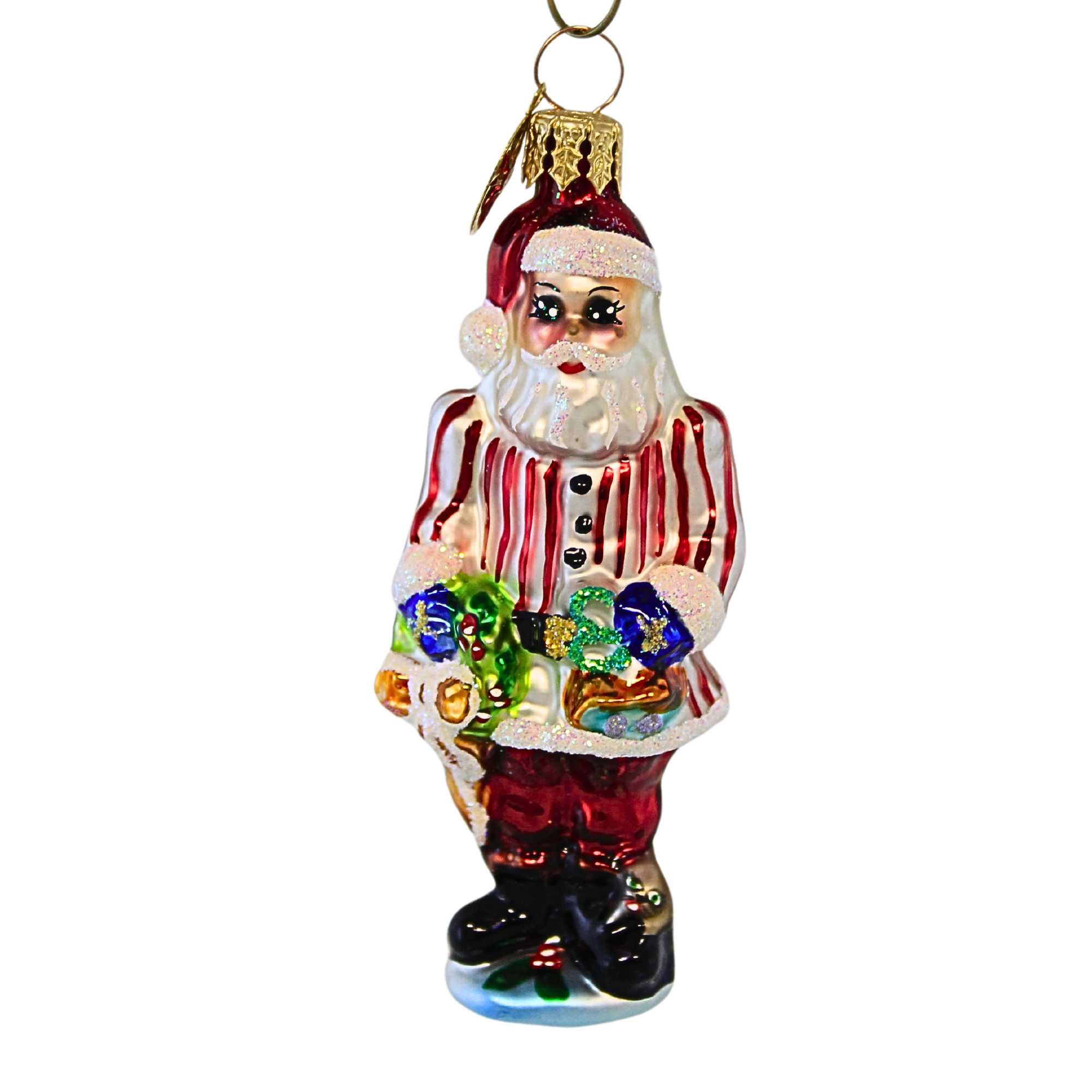 Christopher Radko Company Ring In The Holidays Gem - One Glass Ornament ...