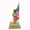 (9766) Thomas Blackshear Old Glory, 8.75 Inch, Americana Ebony Vision Flag 37119F