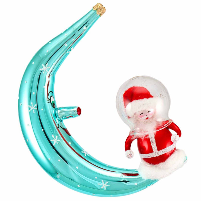 5.50 Inch Moon Leaper A Santa Claus Italy Ornament 23468A (Hy.23468A)