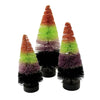 (Betlc2577) Bethany Lowe The Brighter Side Halloween Trees, 6.00 Inch, Multi-Colored Black Orange Green Purple Lc2577