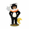 (Bettd2202) Bethany Lowe Dressed Up Dessi Cat, 4.75 Inch, Halloween Kitten Silver Star Moon Td2202