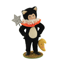 (Bettd2223) Bethany Lowe Dressed Up Cali Cat, 4.75 Inch, Halloween Moon Bucket Td2223