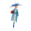 (Dcado7775) De Carlini Italian Ornaments Beatrix In Turquoise Coat, 7.00 Inch, Ornament Italian Diva Shopping Ladies Do7775