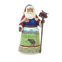 (Ene6010827) Jim Shore Hana Koko, 7.00 Inch, New Zealand Santa 6010827