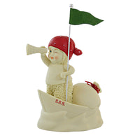 (Ene6012324) Snowbabies Santa's Support Staff, 5.50 Inch, Department 56 Sailboat Christmas 6012324