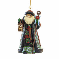 (Ene6012887) Jim Shore Santa With Cane, 4.50 Inch, Holiday Manor Heartwood Creek 6012887