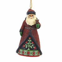 (Ene6012888) Jim Shore Santa With Bell, 4.50 Inch, Holiday Manor Heartwood Creek 6012888