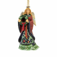 (Ene6012889) Jim Shore Holiday Manor Angel, 4.50 Inch, Heartwood Creek Ornament 6012889