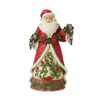 (Ene6012898) Jim Shore Seasonal Swag, 12.00 Inch, Santa With Poinsettia Garland 6012898