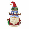 (Ene6012955) Jim Shore Merriment Full Circle, 9.00 Inch, Gnome  Rotating Sleigh Hat 6012955