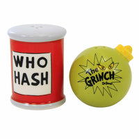 (Ene6013493) Enesco Grinch Sculpted Salt & Pepper Set, 2.75 Inch, Dr. Seuss The Grinch 6013493