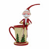 (Esc15528) Lori Mitchell Cocoa & Cookies Santa, 8.00 Inch, Christmas Mug 15528