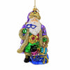 (Hur501) Huras Family Santa Ready For Carnival, 7.00 Inch, Christmas Ornament Mardi Gras Hf501