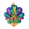 (Hur503) Huras Family Carnival Mask, 5.00 Inch, Christmas Mardi Gras Ornament Hf503