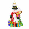 (Hur887) Huras Family Snowman Need A Lift, 7.00 Inch, Christmas North Pole Presents Hf887