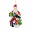 (Hur962) Bringing The Joy Of Christmas To All, 6.75 Inch, Christmas Santa Snowman S962