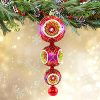 Ornament King Sparklicious Fuchsia - - SBKGifts.com