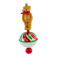 (Hy30315) Ornament King Teddy Twirl, 8.50 Inch, Gallery Purple Label 30315