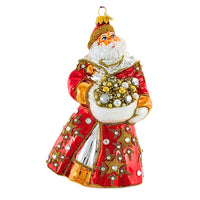 (Hy30521) Ornament King Santa Splendor,  Inch, Gallery Purple Label 30521