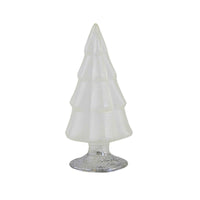 (Sec63712) Second Sale Colored Small Hue Frost White Glass Tree, 4.00 Inch, Decorative Holiday Decor Secms2105sm Frost White