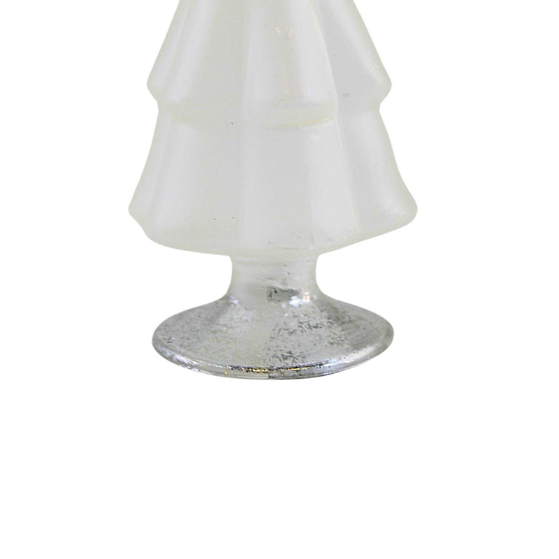 Second Sale Colored Small Hue Frost White Glass Tree - - SBKGifts.com