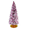 (Sec63716) Second Sale Colored Large Violet Hue Glass Tree, 7.00 Inch, Decorative Holiday Decor Secms2105lrg Violet