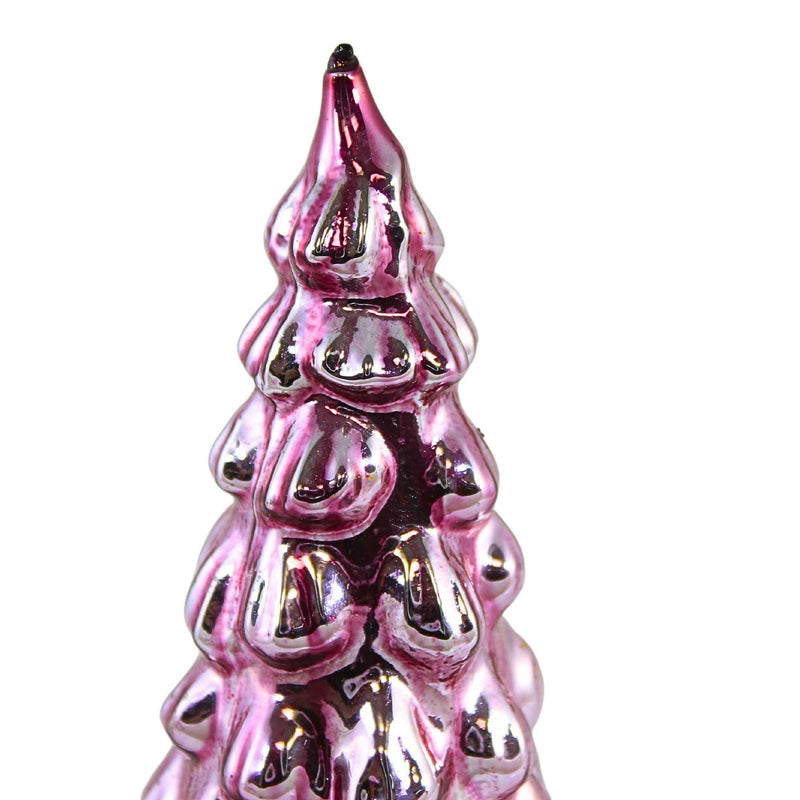 Second Sale Colored Large Violet Hue Glass Tree - - SBKGifts.com