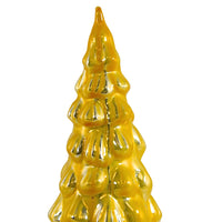 Second Sale Colored Large Yellow Hue Glass Tree - - SBKGifts.com