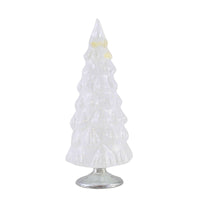 (Sec63720) Second Sale Colored Large Creamy White Hue Glass Tree, 7.00 Inch, Decorative Holiday Decor Secms2105lrg Chreamy White