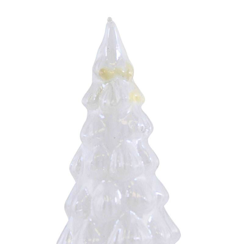 Second Sale Colored Large Creamy White Hue Glass Tree - - SBKGifts.com