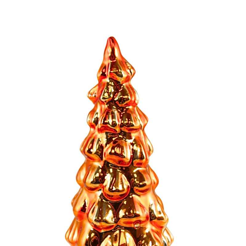 Second Sale Colored Large Orange Hue Glass Tree - - SBKGifts.com