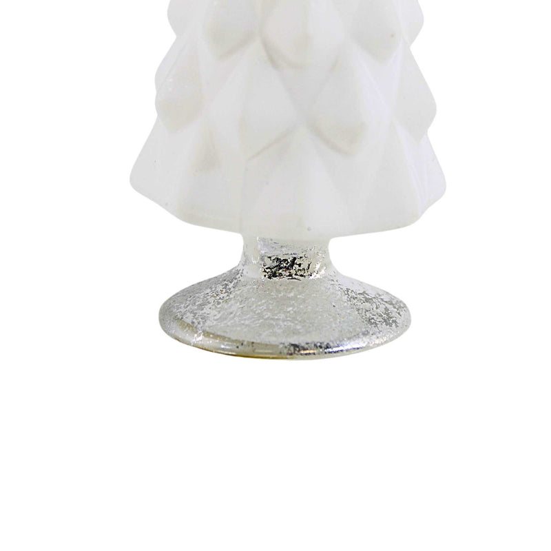 Second Sale Colored Medium Hue White Glass Tree - - SBKGifts.com