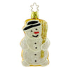 (13542) Inge Glas Snowman Cookie, 3.25 Inch, Ornament Christmas Gingerbread 68449