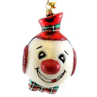 (17342) Jinglenog Jughead, 4.50 Inch, Ornament Christmas Snowman 80080