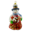 (19385) Polonaise Ornaments Snowman With Sweets, 6.00 Inch, Ornament Christmas Pastry Candy Ap3394