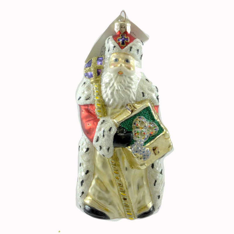 (20389) Slavic Treasures Ornament 2000 Treasures, 6.50 Inch, Santa Hunters Club Bishop 2000 Treasures