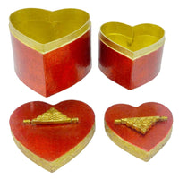 Christopher Radko Red Heart Boxes - - SBKGifts.com