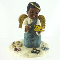 (21885) All Gods Children Charity, 4.25 Inch, African American Butterfly 1408