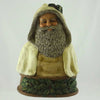 (21896) All Gods Children Father Christmas Bust White, 8.00 Inch, Santa Nicholas 1775