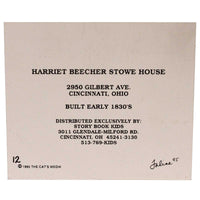 Cats Meow Harriet Beecher Stowe House - - SBKGifts.com