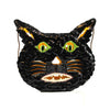 (23369) Halloween Black Cat Candle Holder, 7.00 Inch, Tea Light Votive 6957