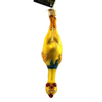 (23415) Old World Christmas Rubber Chicken, 5.50 Inch, Slapstick Comedy 44051