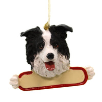 (24058) Personalized Ornaments Border Collie, 2.25 Inch, Dog 2185